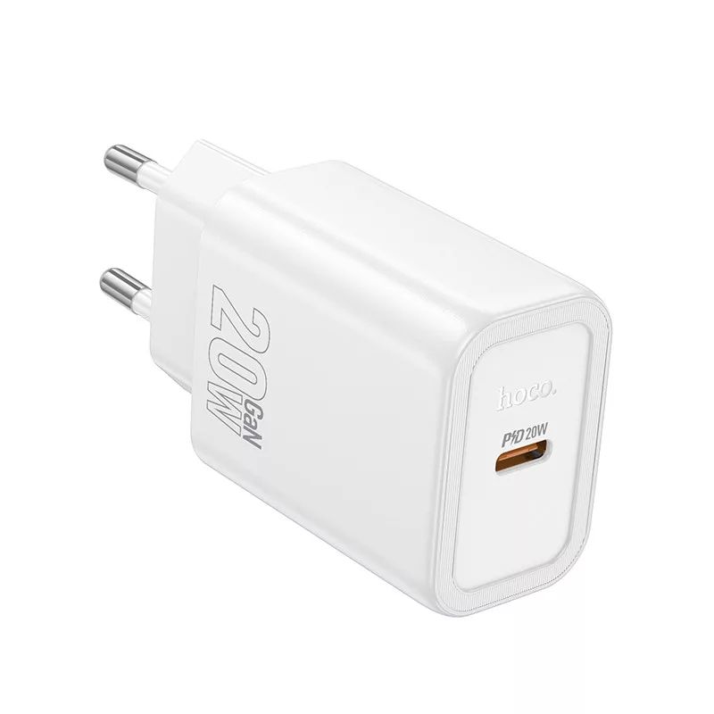 Hoco N60 Gentle USB-C PD20W Charger White
