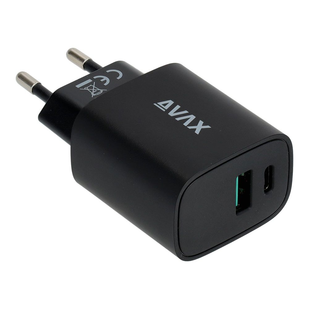 Avax CH600B 20W Universal USB Charger Black