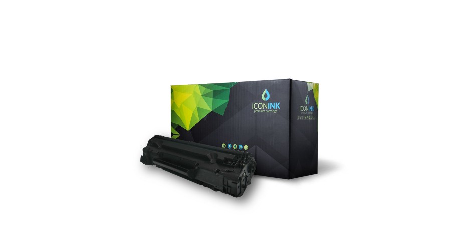 ICONINK CE285A Black utángyártott toner