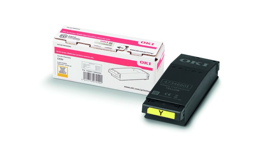 Oki C650 Yellow toner