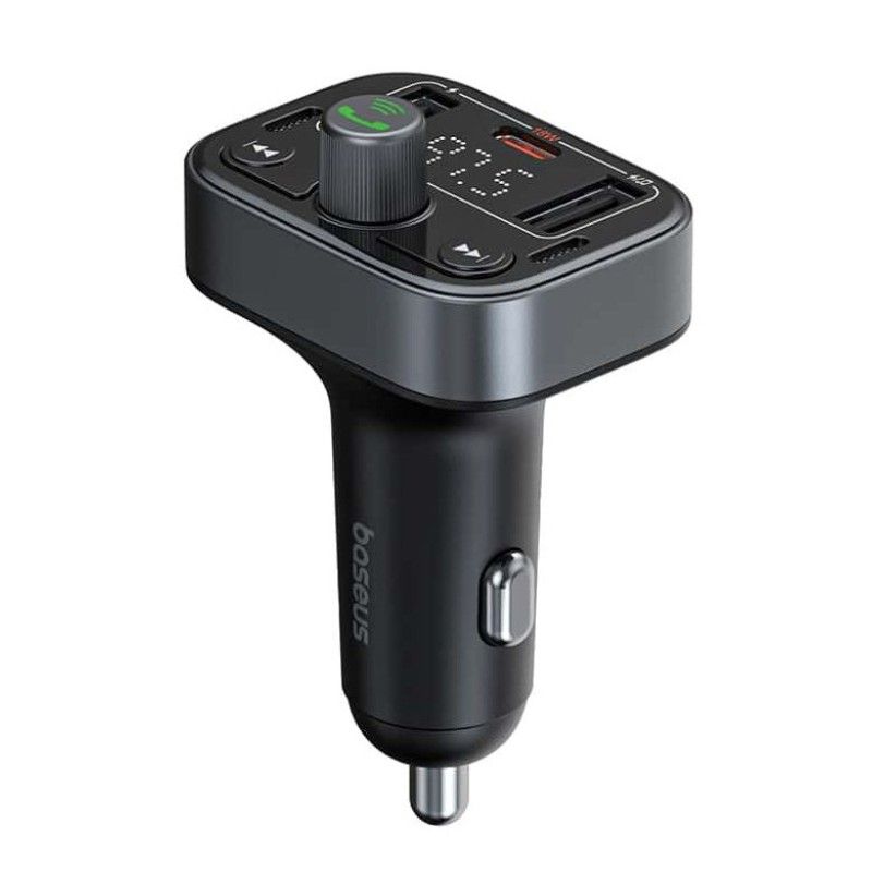 Baseus S09 Pro FM Transzmitter Black