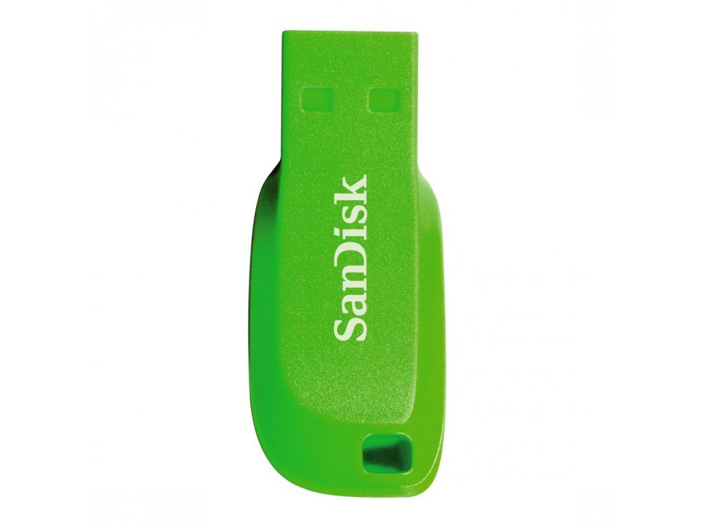 Sandisk 64GB Cruzer Blade Electric Green