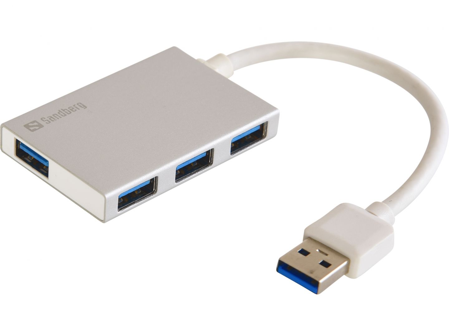 Sandberg USB 3.0 Pocket Hub 4 ports White