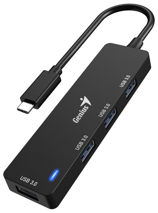 Genius UH-400 4-Port USB 3.0 HUB Black