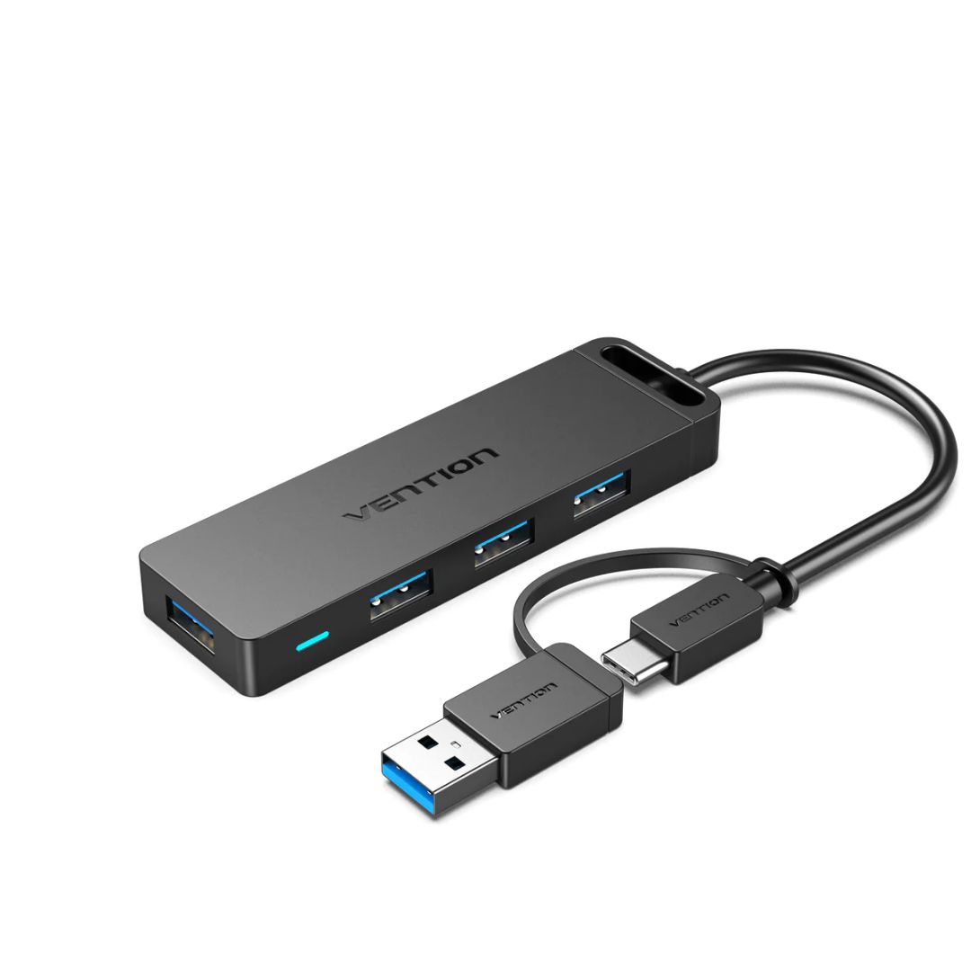 Vention 4-portos USB3.0 HUB Black