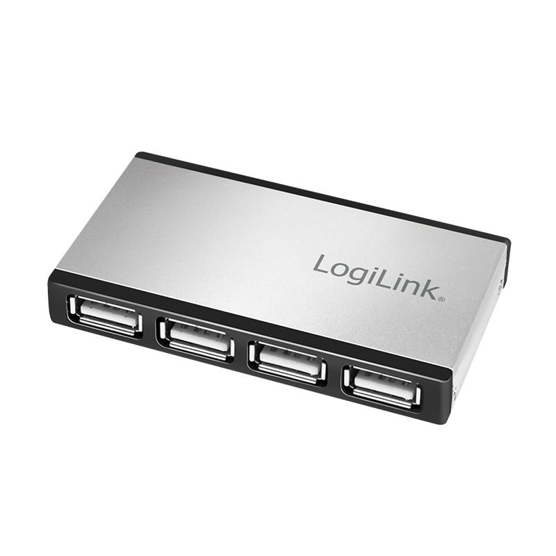 Logilink 4-portos USB2.0 HUB Silver