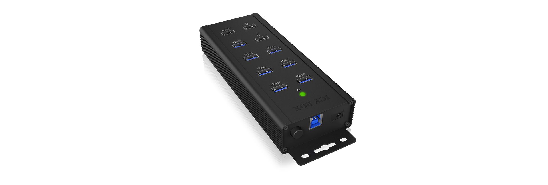 Raidsonic IcyBox IB-HUB1703-QC3 7 port USB3.0 Hub with 3 charge ports