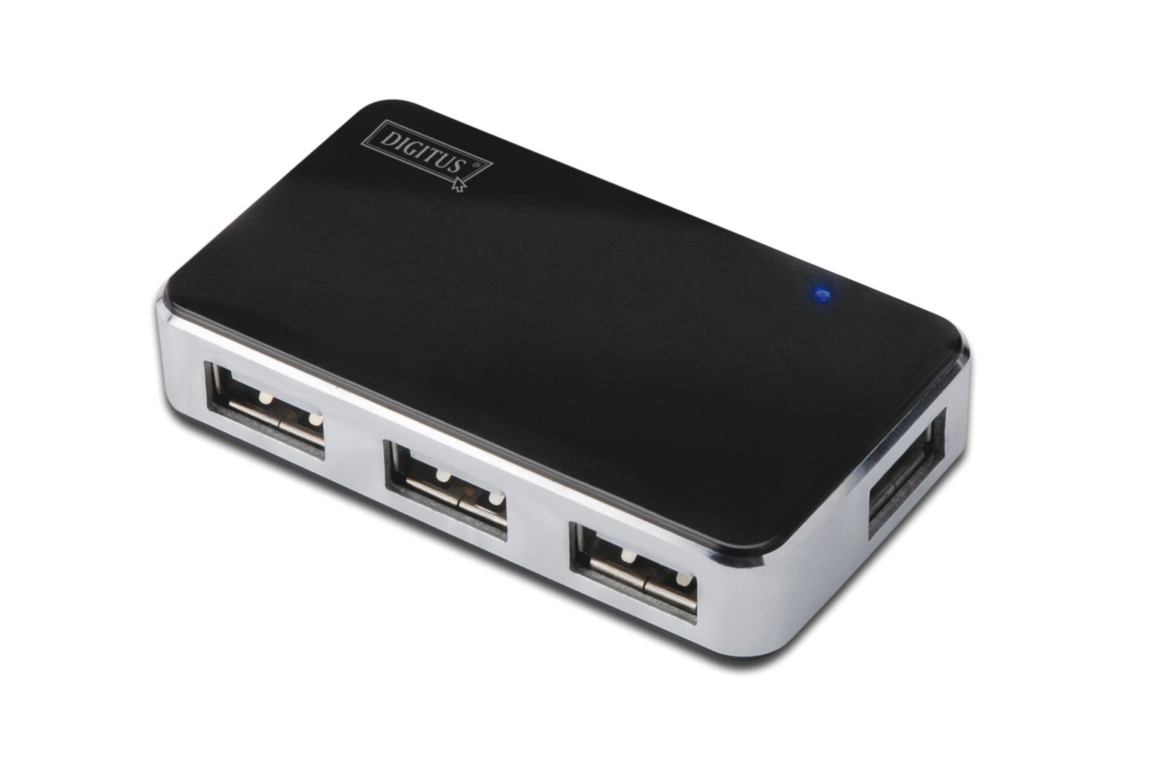 Digitus USB 2.0, 4-Port Hub, 4x USB A/F, 1x USB Bmini/F