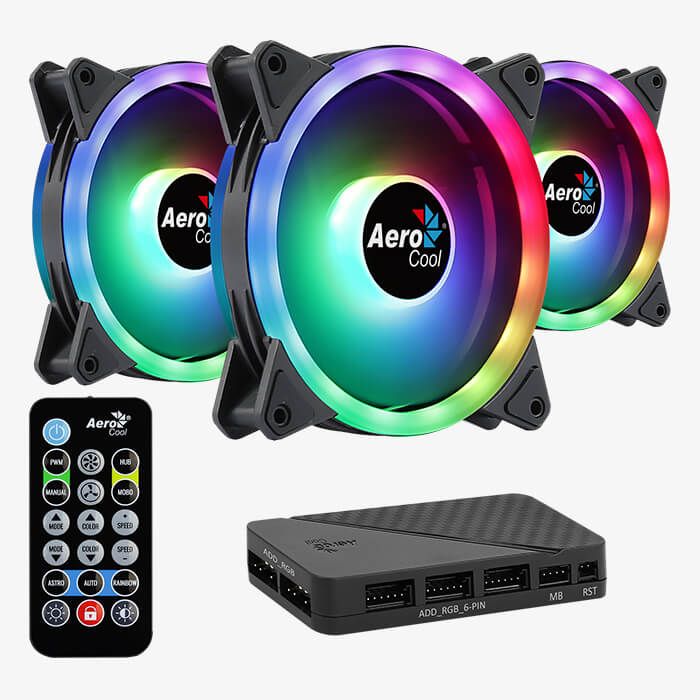 Aerocool Duo 12 Pro 12CM ARGB FANS