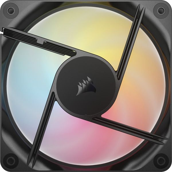 Corsair RS120 Reverse ARGB 120mm PWM Fan (3-pack) Black