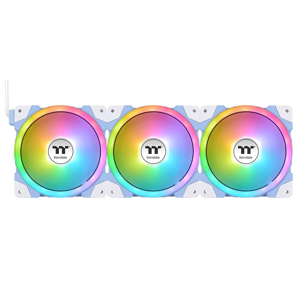 Thermaltake SwaFan EX14 ARGB Sync PC Cooling Fan Hydrangea TT Premium Edition (3-Fan Pack) Blue