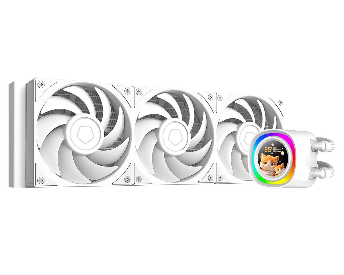 ID-COOLING FX360 LCD PE WHITE