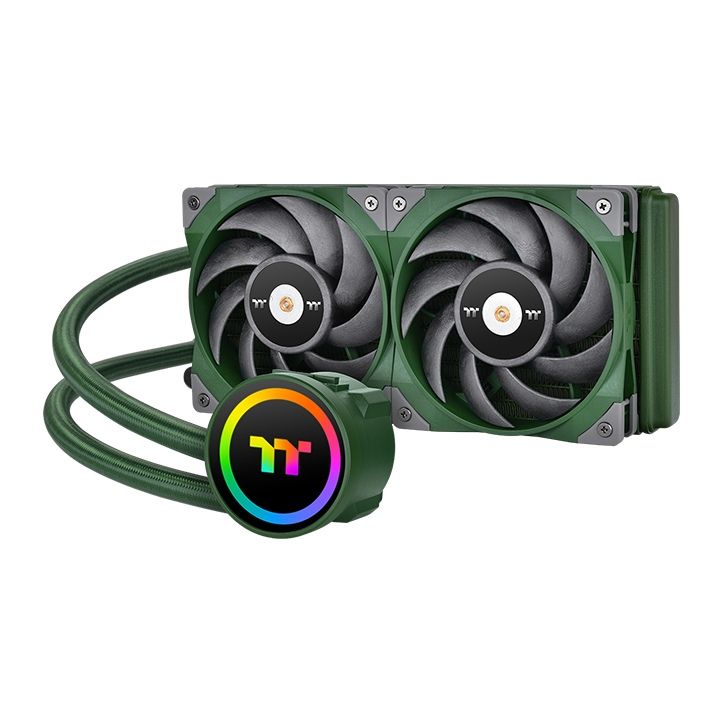 Thermaltake TOUGHLIQUID 240 ARGB Sync Racing Green All-In-One Liquid Cooler