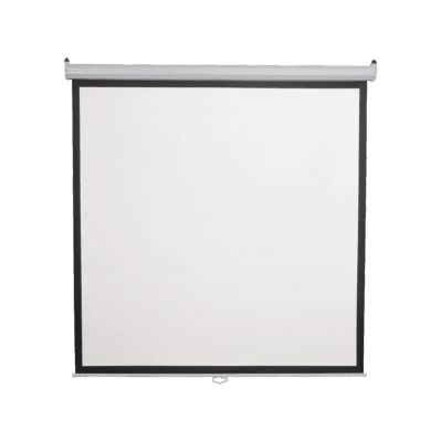 SBOX Matt White Motor 200x200 cm Format 16:9