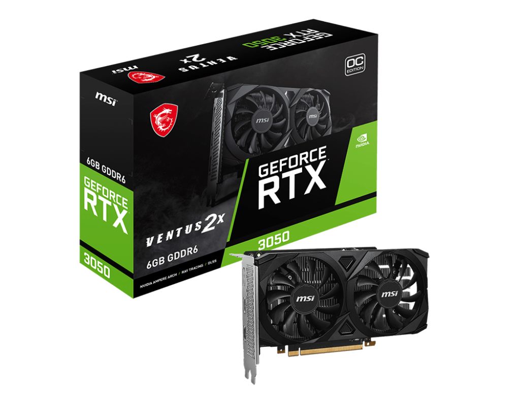 Msi RTX3050 VENTUS 2X 6G OC