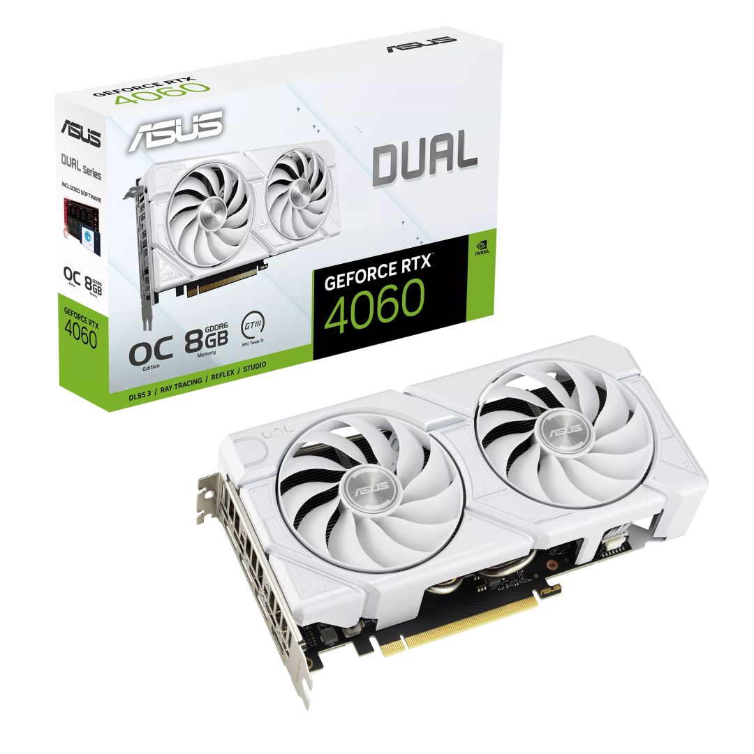 Asus DUAL-RTX4060-O8G-EVO-WHITE