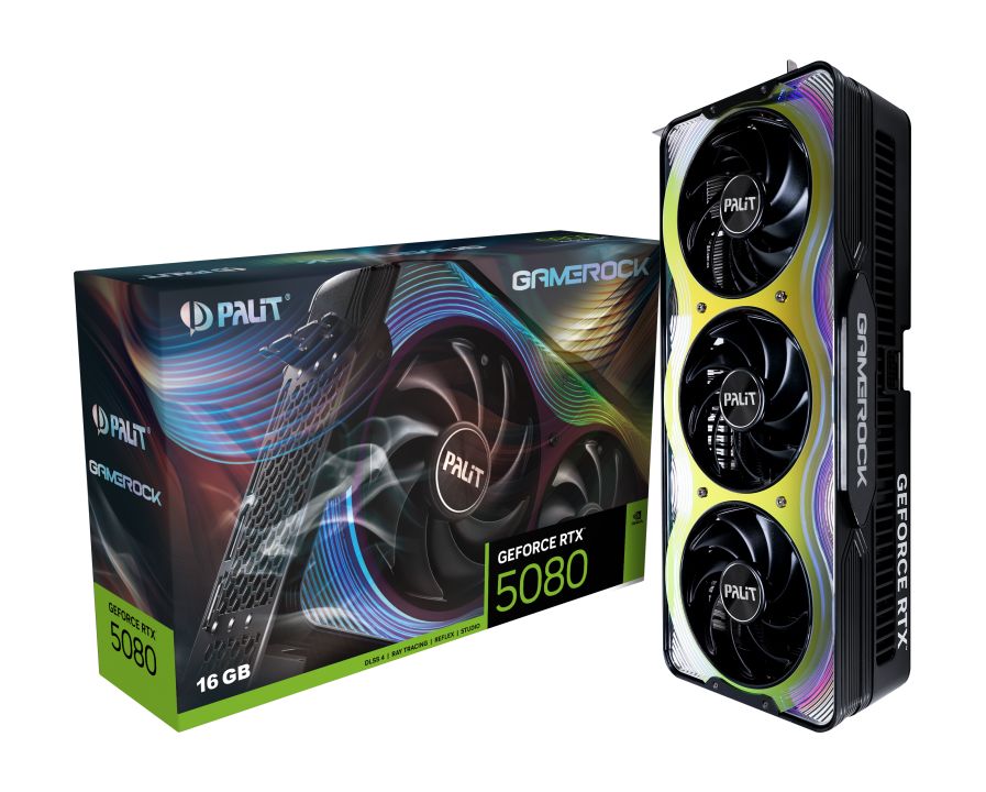 Palit GeForce RTX5080 16GB DDR7 GameRock