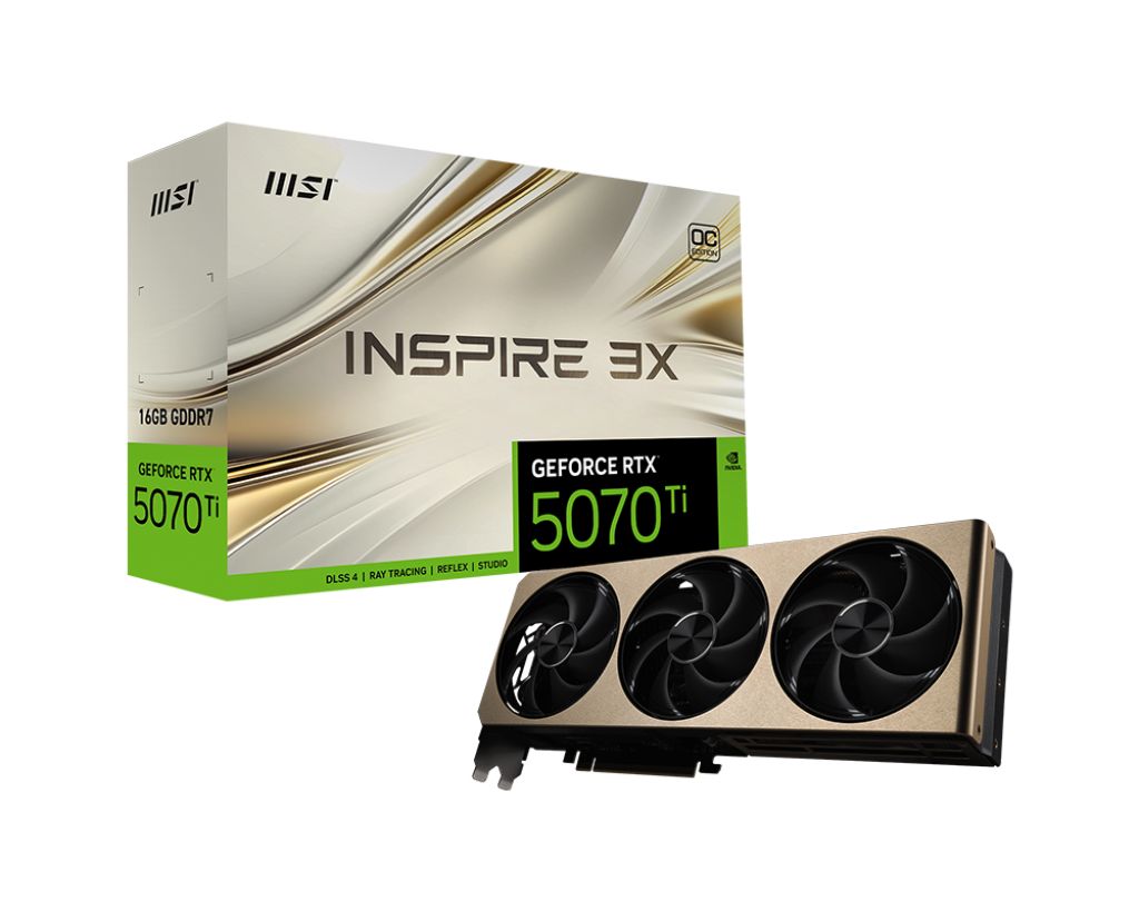 Msi RTX5070 TI 16G INSPIRE 3X PLUS OC