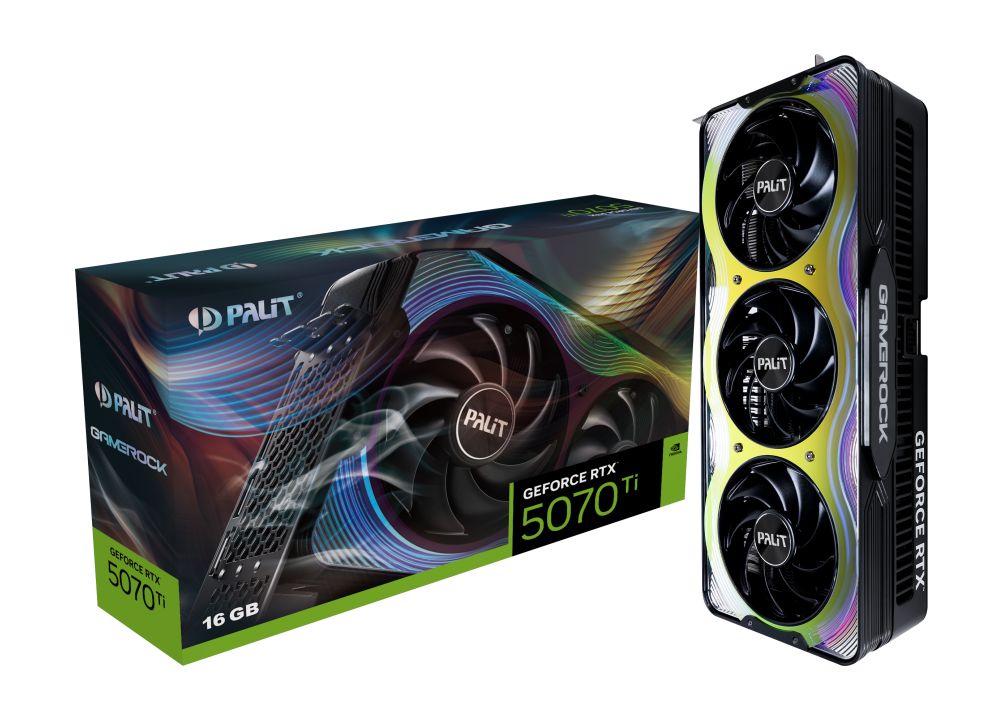 Palit GeForce RTX 5070 TI 16GB DDR7 GameRock