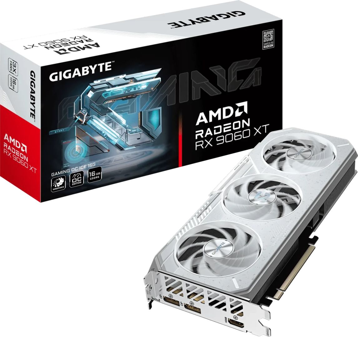 Gigabyte RX9060 XT GAMING OC 16GB ICE