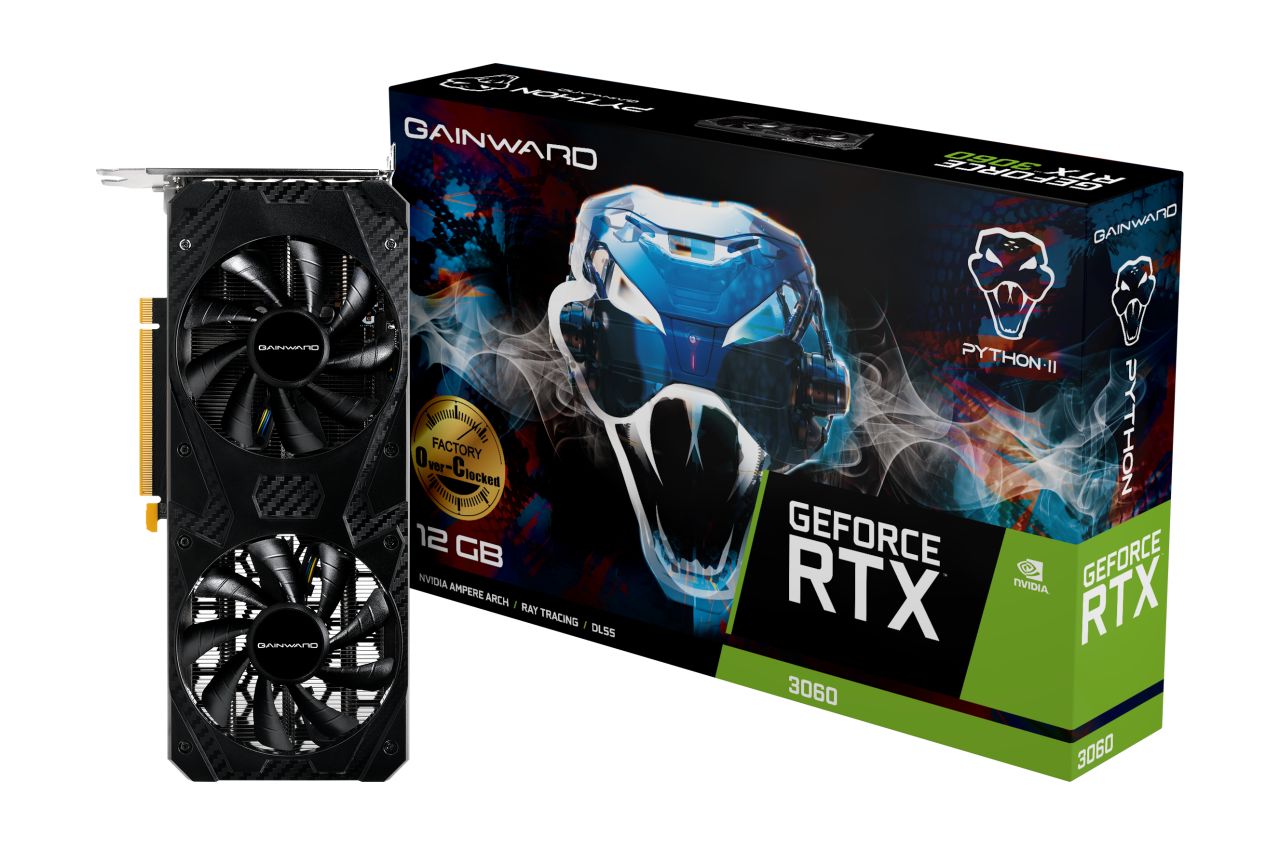 Gainward GeForce RTX3060 12GB DDR6  Python II OC
