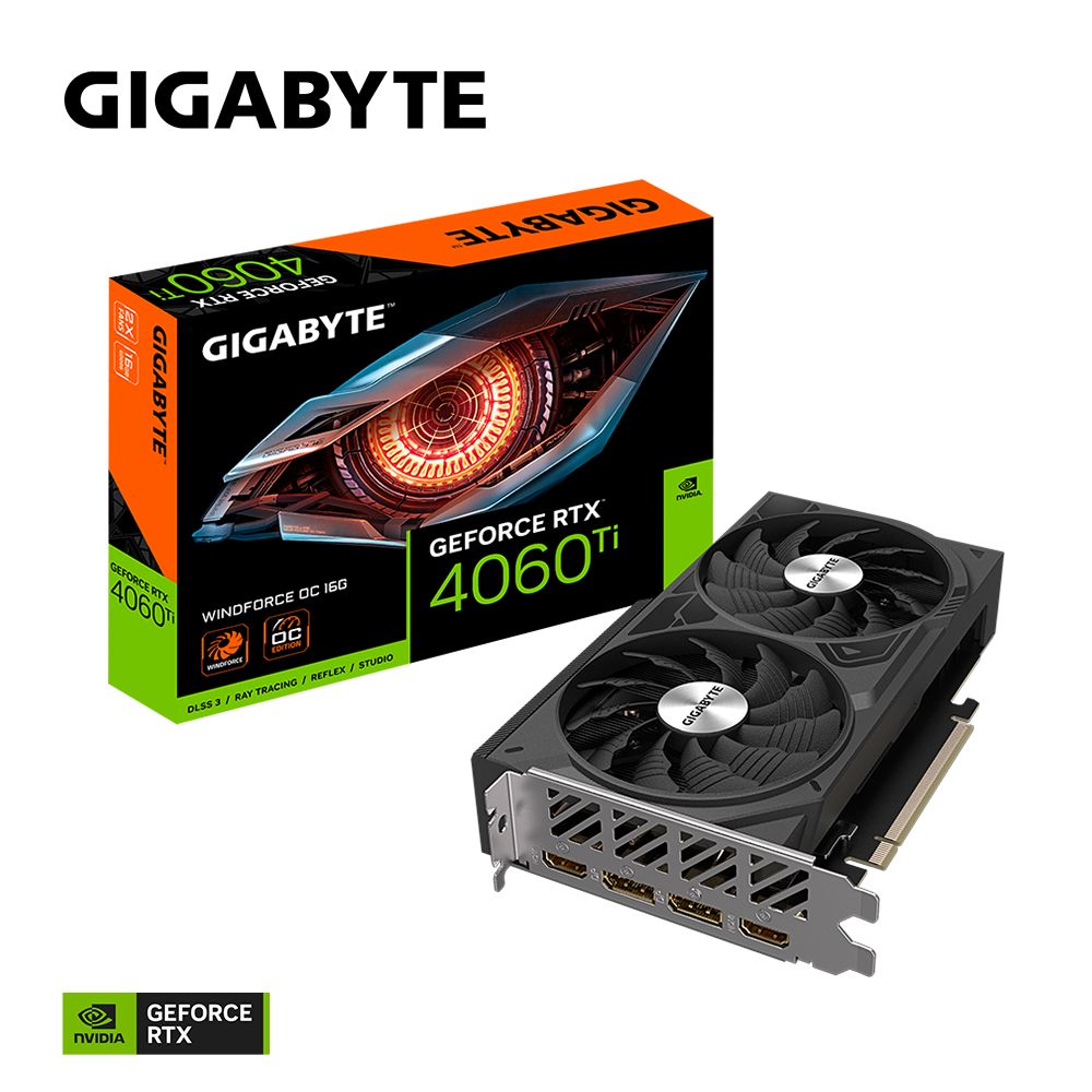 Gigabyte RTX4060 TI WINDFORCE OC 16G