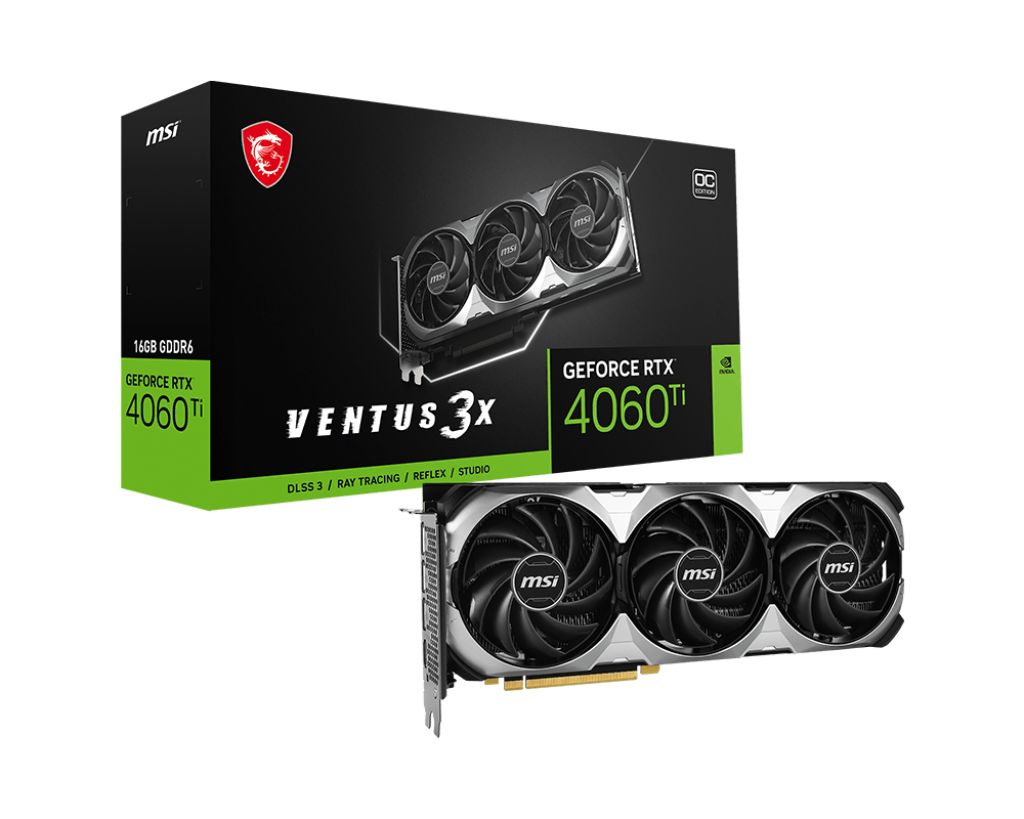 Msi RTX4060 TI VENTUS 3X 16G OC