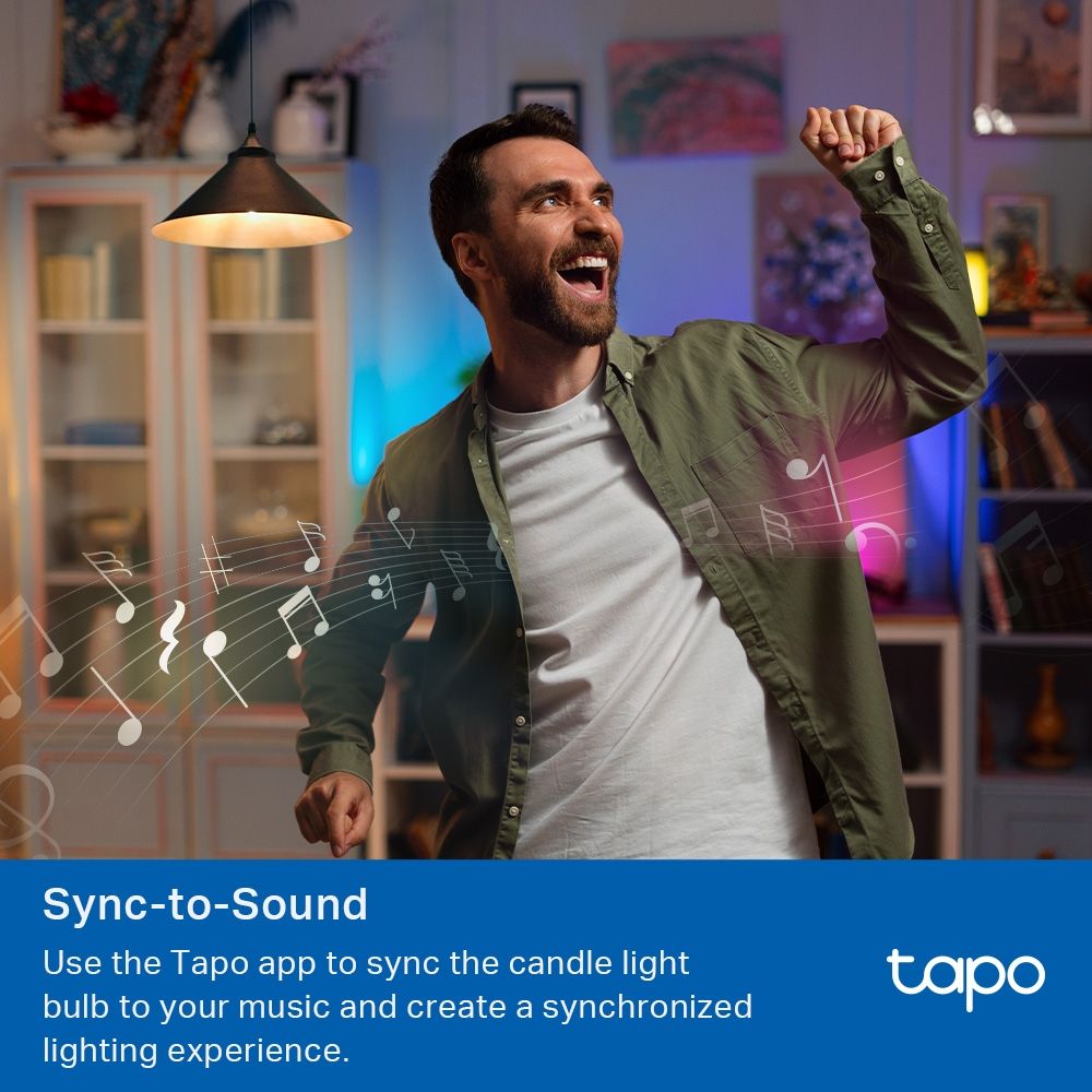 TP-Link Tapo L430P Smart P45 Light Bulb Multicolor
