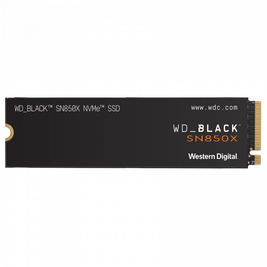 Western Digital 2TB M.2 2280 NVMe SN850X Without Heatsink Black