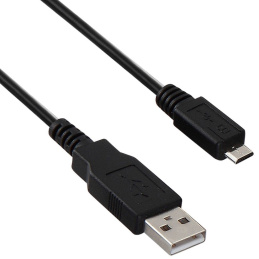 Akyga AK-USB-05 USB A / microUSB Cable 0,6m Black