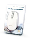 Gembird MUSW-4B-06-WS Wireless optical mouse White/Silver