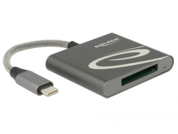 DeLock USB Type-C for XQD 2.0 Card Reader Black