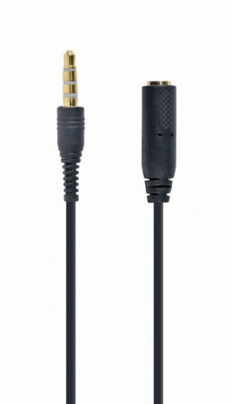Gembird CCA-419 3.5 MM 4-PIN audio cross-over adapter cable 0,18m Black
