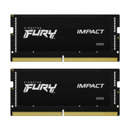 Kingston 16GB DDR5 4800MHz Kit(2x8GB) SODIMM Fury Impact Black