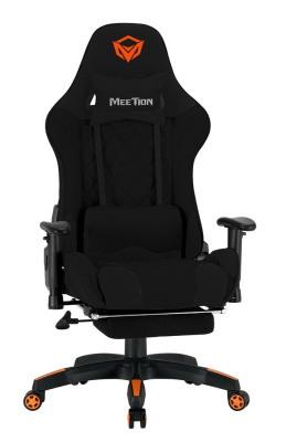 Meetion CHR25 2D Armrest Massage E-Sport Gaming Chair with Footrest Black