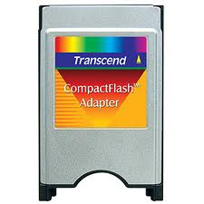 Transcend PCMCIA Adapter F/ CF CARD Card Reader
